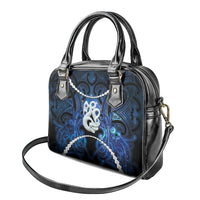 Maori Matariki Manaia Shoulder Handbag Maori Kowhaiwhai Pattern Galaxy