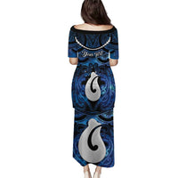 Personalized Maori Matariki Hei Matau Family Matching Puletasi and Hawaiian Shirt Maori Kowhaiwhai Pattern Galaxy LT01 - Polynesian Pride
