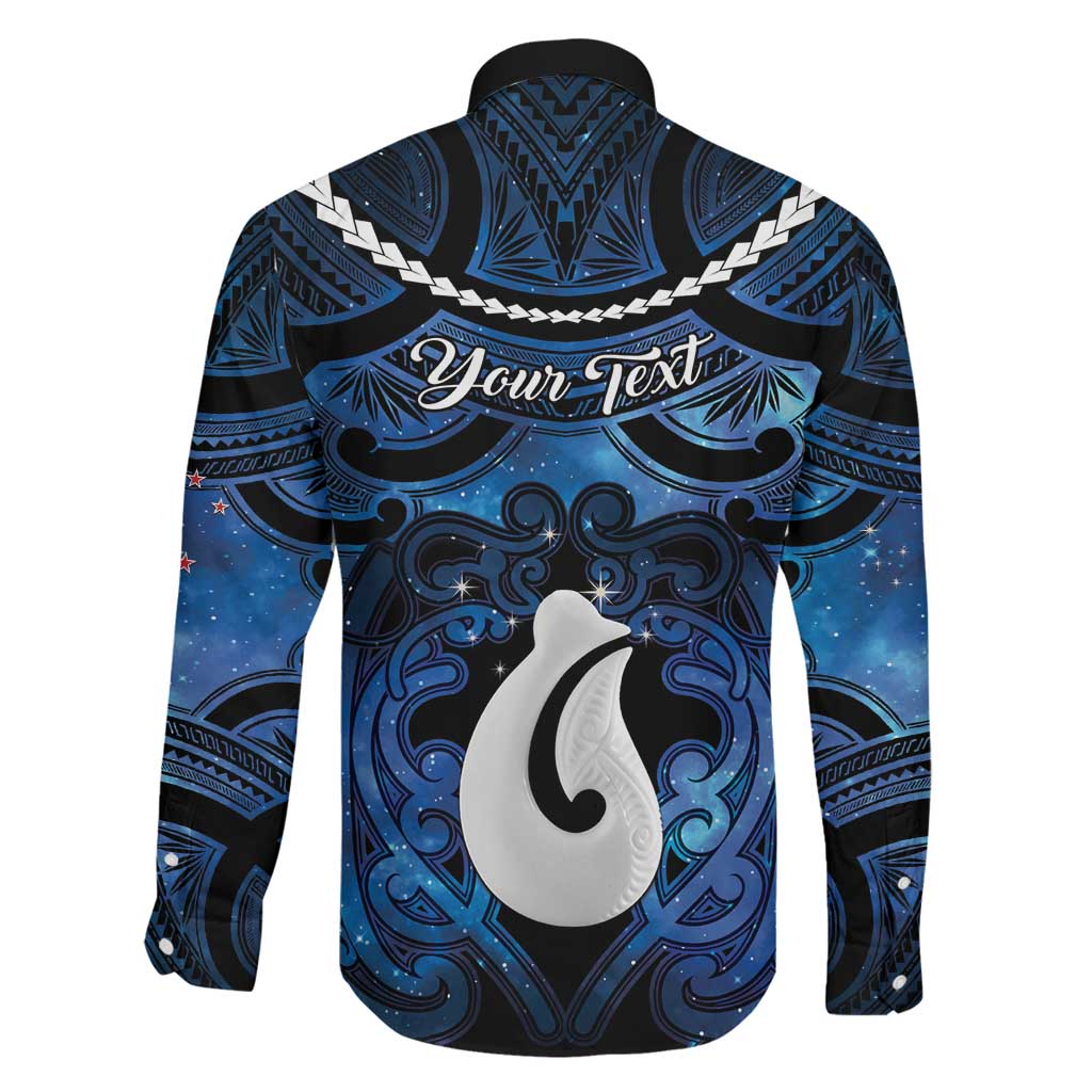 Personalized Maori Matariki Hei Matau Family Matching Tank Maxi Dress and Hawaiian Shirt Maori Kowhaiwhai Pattern Galaxy LT01 - Polynesian Pride