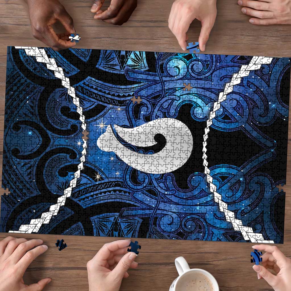 Maori Matariki Hei Matau Puzzle Maori Kowhaiwhai Pattern Galaxy