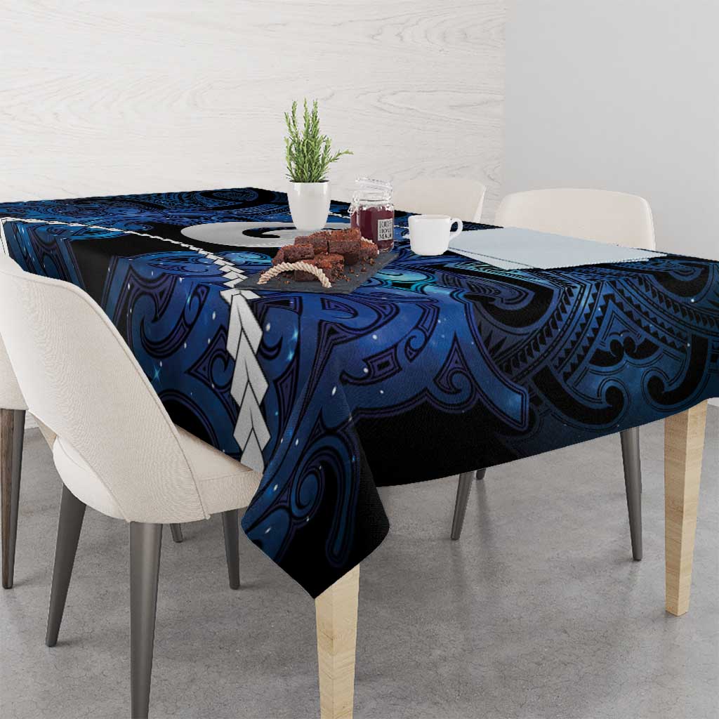 Maori Matariki Hei Matau Tablecloth Maori Kowhaiwhai Pattern Galaxy