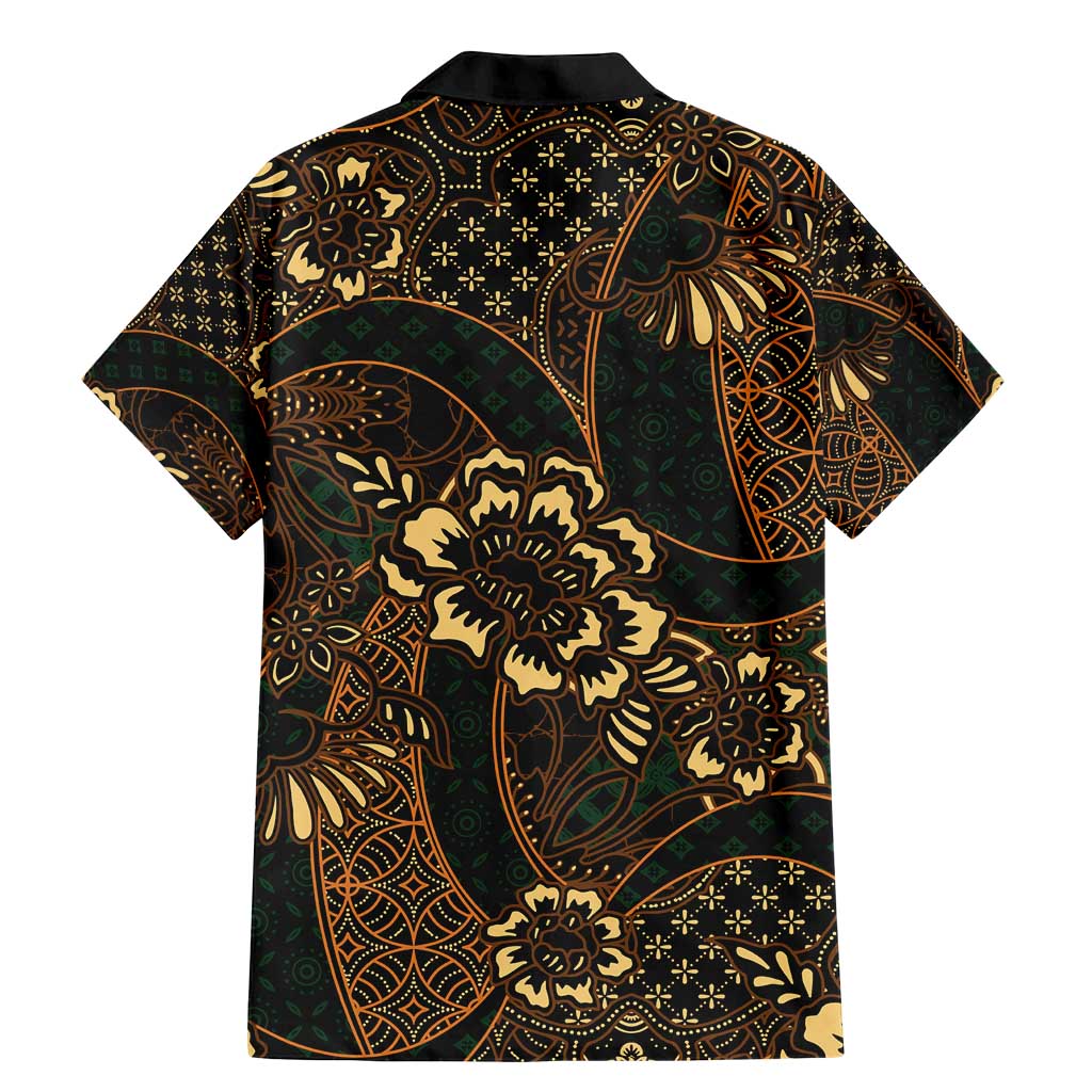 Indonesian Batik Pattern Vintage Brown Family Matching Mermaid Dress and Hawaiian Shirt LT01 - Polynesian Pride