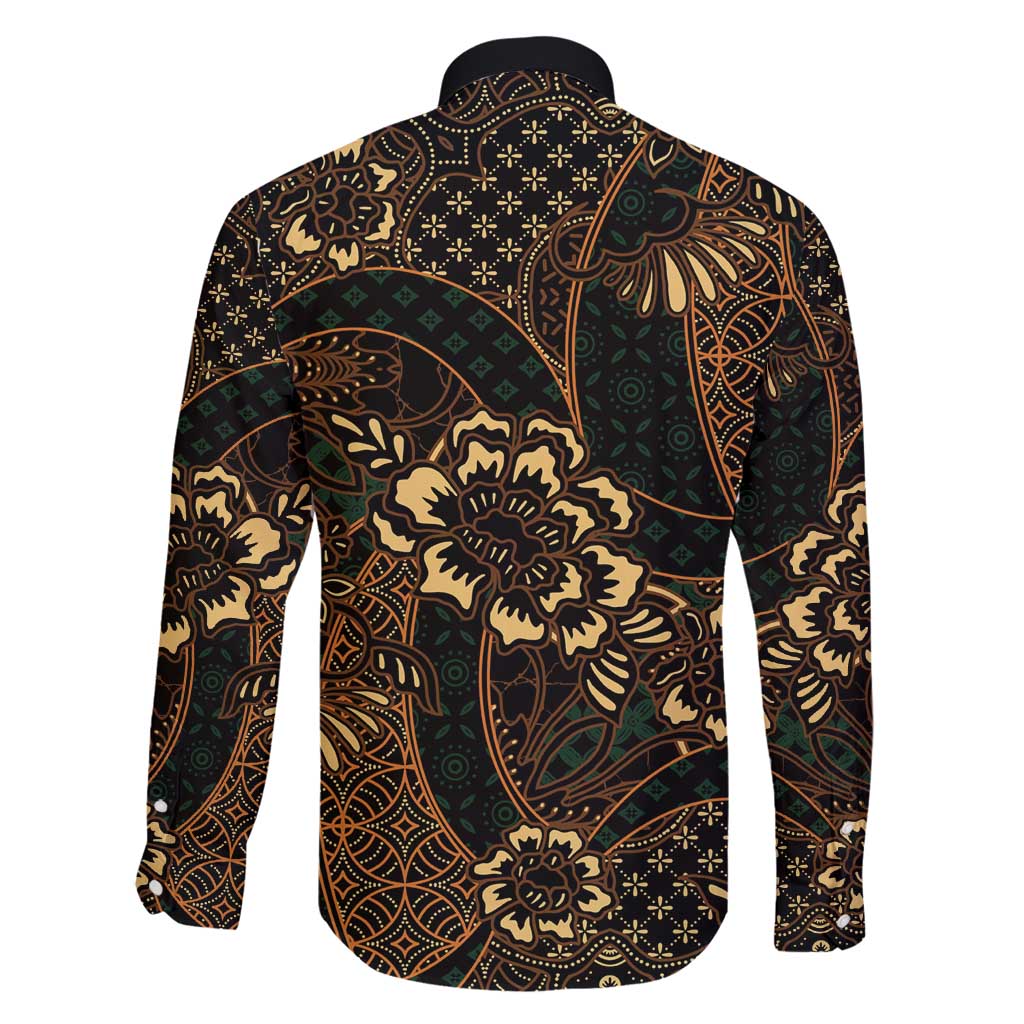 Indonesian Batik Pattern Vintage Brown Family Matching Tank Maxi Dress and Hawaiian Shirt LT01 - Polynesian Pride
