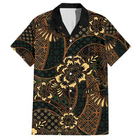 Indonesian Batik Pattern Vintage Brown Hawaiian Shirt