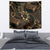 Indonesian Batik Pattern Vintage Brown Tapestry