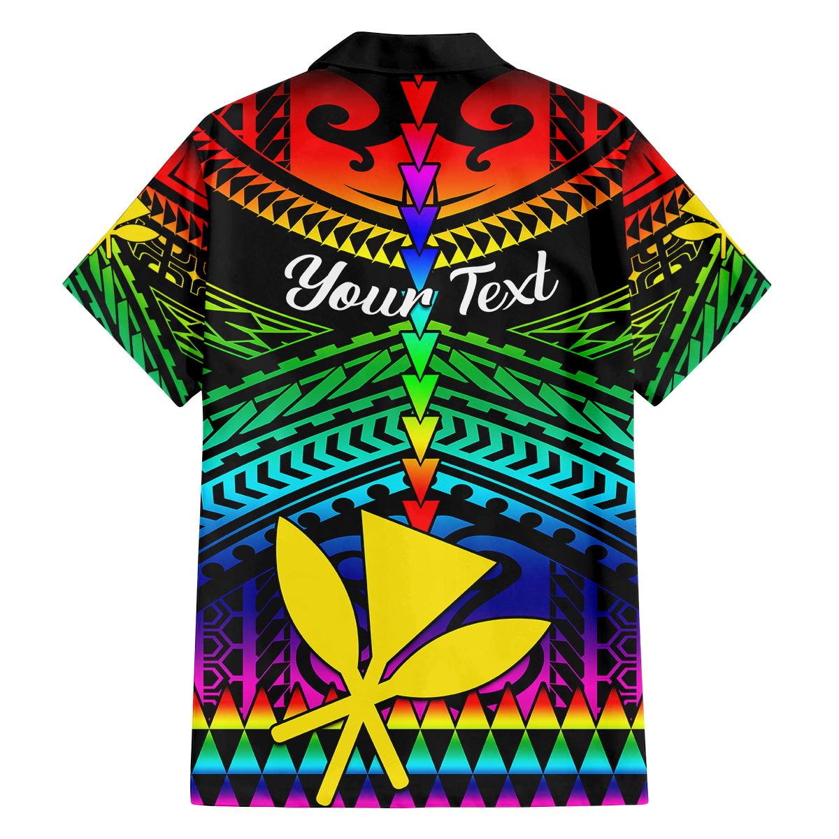 Personalised Hawaii Family Matching Summer Maxi Dress and Hawaiian Shirt Kanaka Maoli Kakau 2023 National Coming Out Day LT01 - Polynesian Pride