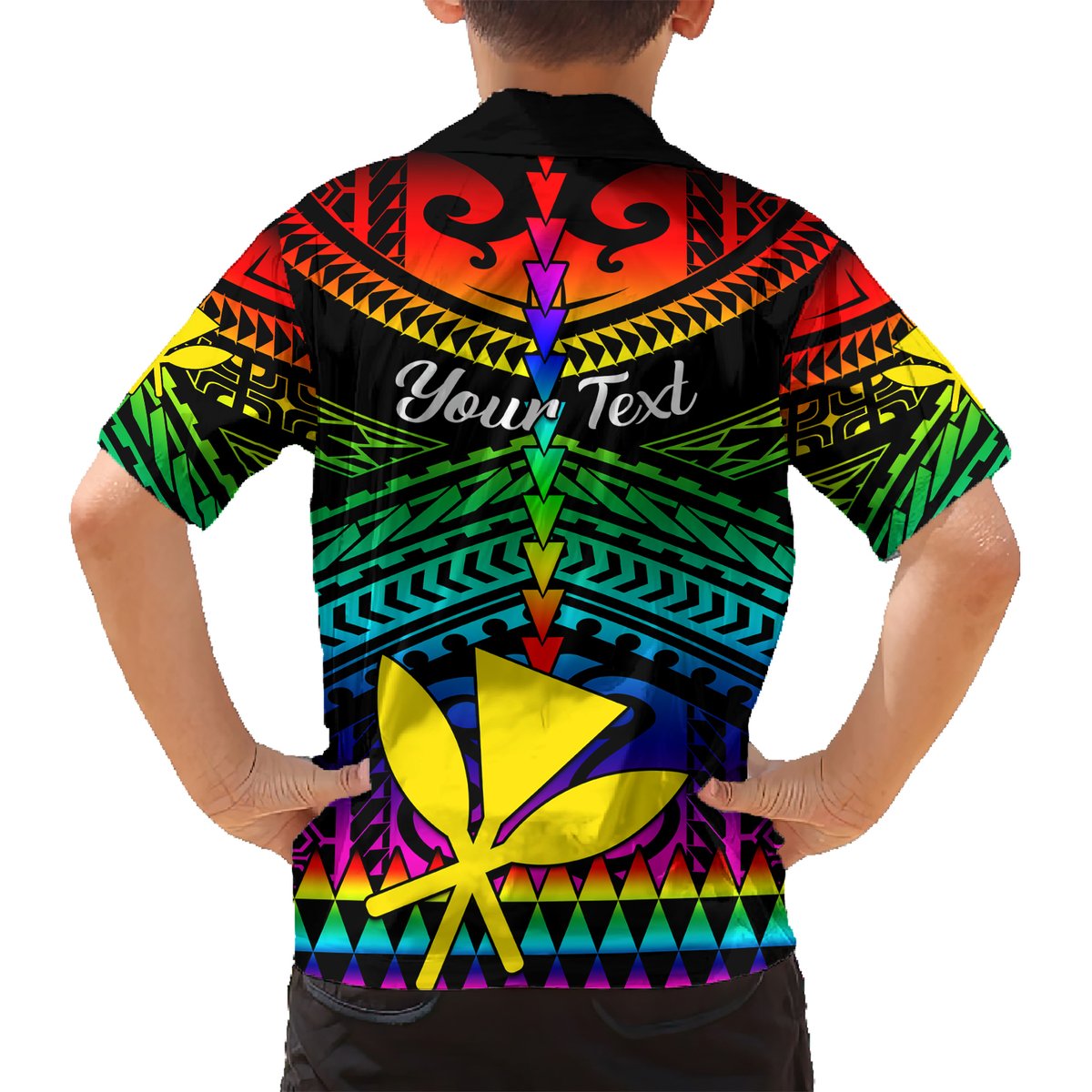 Personalised Hawaii Hawaiian Shirt Kanaka Maoli Kakau 2023 National Coming Out Day LT01 - Polynesian Pride