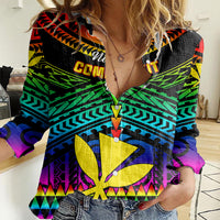 personalised-hawaii-women-casual-shirt-kanaka-maoli-kakau-2023-national-coming-out-day