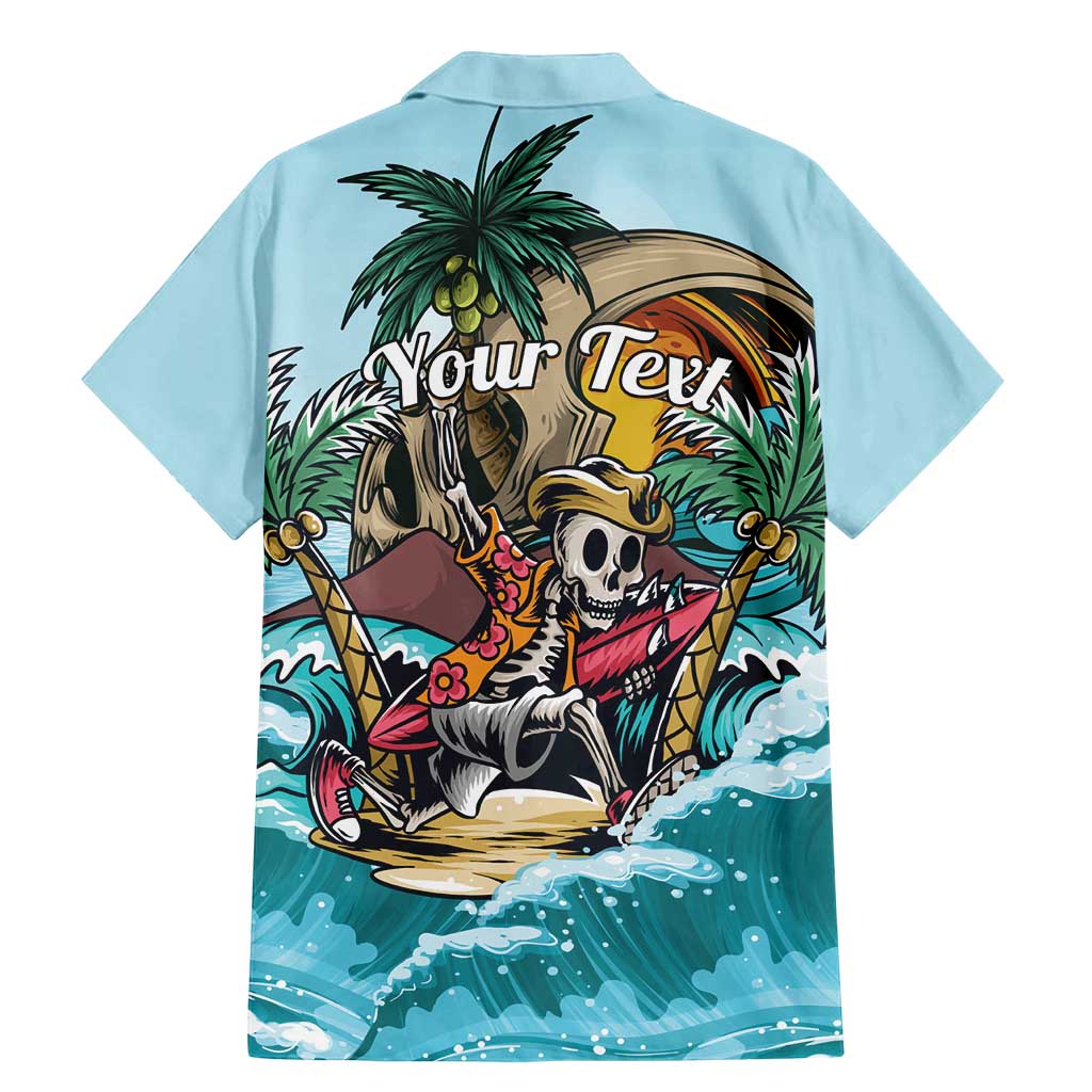 Personalized Aloha Hawaii Skeleton Family Matching Mermaid Dress and Hawaiian Shirt Tropical Summer Vibe LT01 - Polynesian Pride