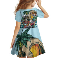 Personalized Aloha Hawaii Skeleton Family Matching Summer Maxi Dress and Hawaiian Shirt Tropical Summer Vibe LT01 - Polynesian Pride