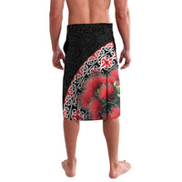 New Zealand Christmas Meri Kirihimete Lavalava Santa Hei Tiki Pohutukawa LT01 - Polynesian Pride
