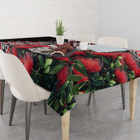 New Zealand Christmas Meri Kirihimete Tablecloth Santa Hei Tiki Pohutukawa LT01 - Polynesian Pride