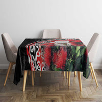 New Zealand Christmas Meri Kirihimete Tablecloth Santa Hei Tiki Pohutukawa LT01 - Polynesian Pride