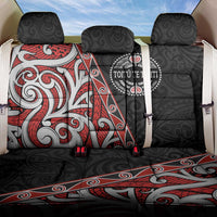 Aotearoa Toitu Te Tiriti Back Car Seat Cover Honour The Treaty New Zealand LT01 One Size Black - Polynesian Pride