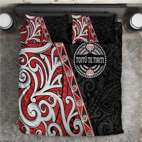 Aotearoa Toitu Te Tiriti Bedding Set Honour The Treaty New Zealand LT01 Black - Polynesian Pride