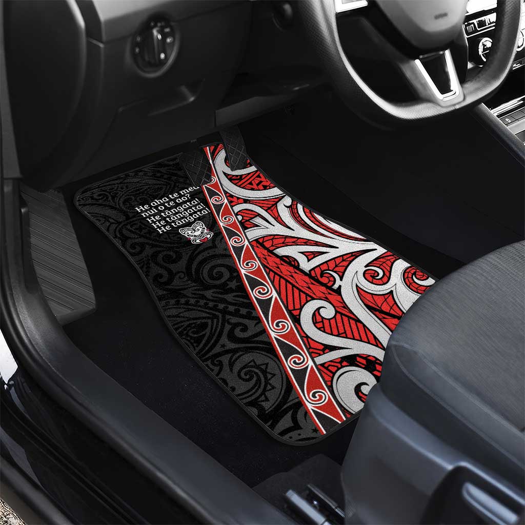 Aotearoa Toitu Te Tiriti Car Mats Honour The Treaty New Zealand LT01 - Polynesian Pride