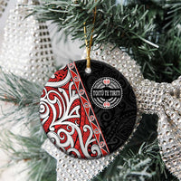 Aotearoa Toitu Te Tiriti Ceramic Ornament Honour The Treaty New Zealand LT01 - Polynesian Pride