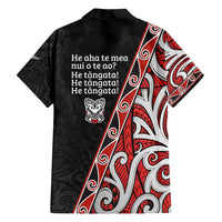 Aotearoa Toitu Te Tiriti Family Matching Off Shoulder Short Dress and Hawaiian Shirt Honour The Treaty New Zealand LT01 - Polynesian Pride