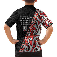 Aotearoa Toitu Te Tiriti Family Matching Puletasi and Hawaiian Shirt Honour The Treaty New Zealand LT01 - Polynesian Pride