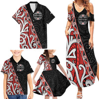 Aotearoa Toitu Te Tiriti Family Matching Summer Maxi Dress and Hawaiian Shirt Honour The Treaty New Zealand LT01 - Polynesian Pride