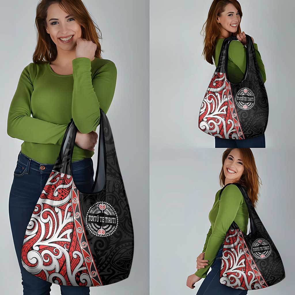 Aotearoa Toitu Te Tiriti Grocery Bag Honour The Treaty New Zealand LT01 - Polynesian Pride