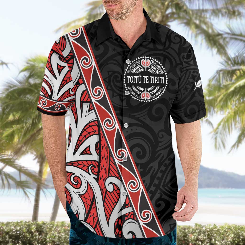Aotearoa Toitu Te Tiriti Hawaiian Shirt Honour The Treaty New Zealand LT01 - Polynesian Pride