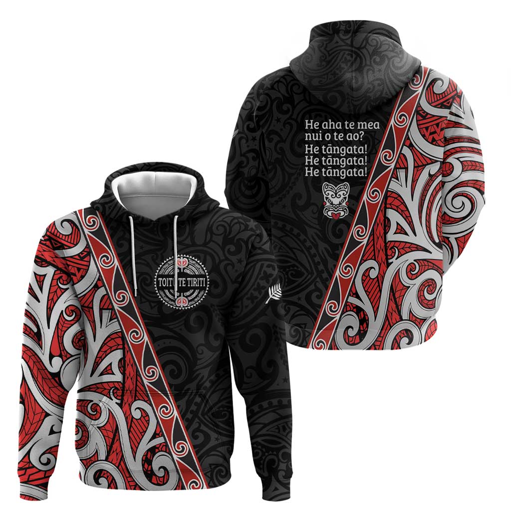 Aotearoa Toitu Te Tiriti Hoodie Honour The Treaty New Zealand LT01 - Polynesian Pride