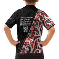 Aotearoa Toitu Te Tiriti Kid Hawaiian Shirt Honour The Treaty New Zealand LT01 - Polynesian Pride