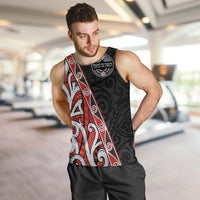 Aotearoa Toitu Te Tiriti Men Tank Top Honour The Treaty New Zealand LT01 Black - Polynesian Pride