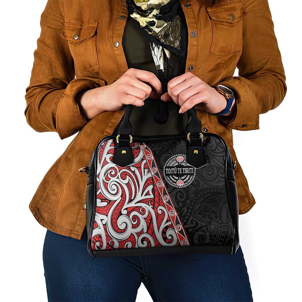 Aotearoa Toitu Te Tiriti Shoulder Handbag Honour The Treaty New Zealand LT01 - Polynesian Pride