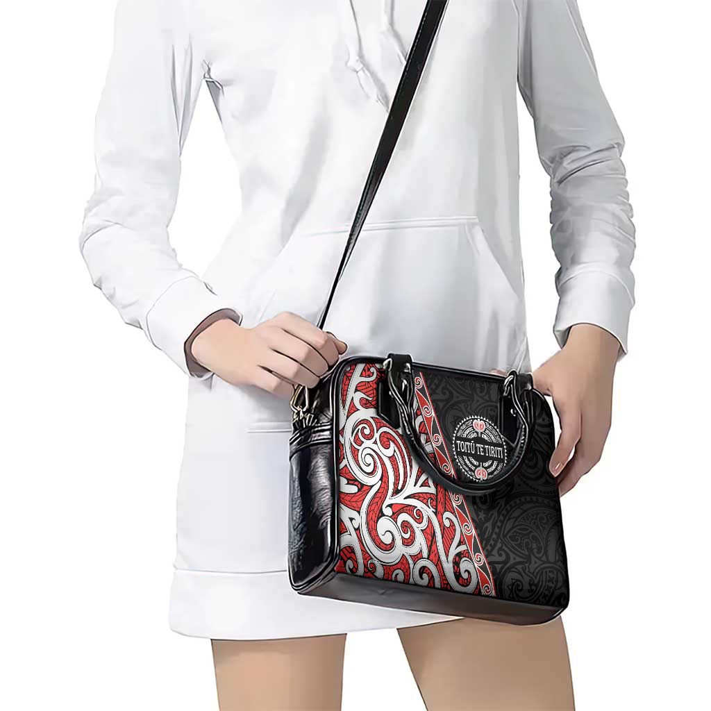 Aotearoa Toitu Te Tiriti Shoulder Handbag Honour The Treaty New Zealand LT01 - Polynesian Pride