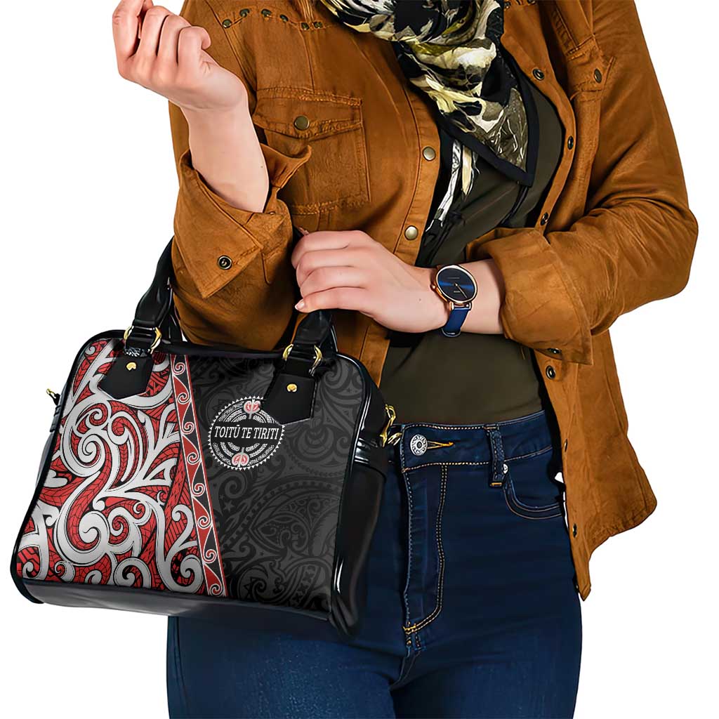 Aotearoa Toitu Te Tiriti Shoulder Handbag Honour The Treaty New Zealand LT01 - Polynesian Pride