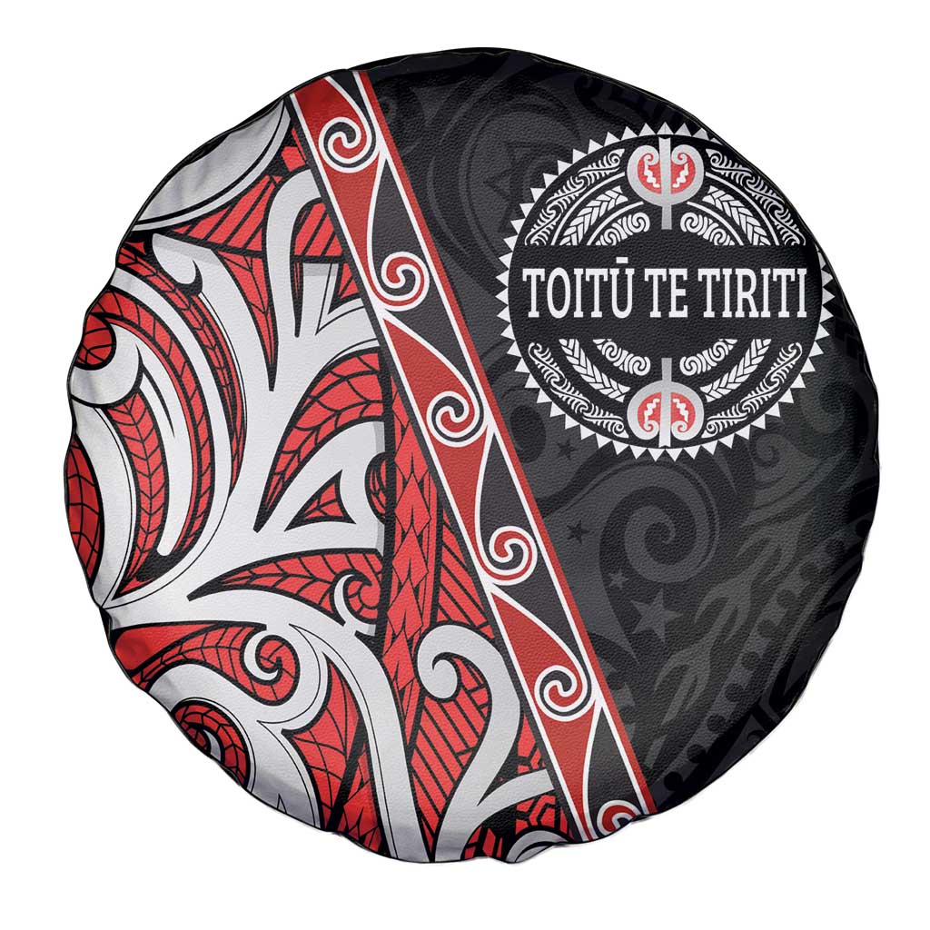 Aotearoa Toitu Te Tiriti Spare Tire Cover Honour The Treaty New Zealand LT01 - Polynesian Pride