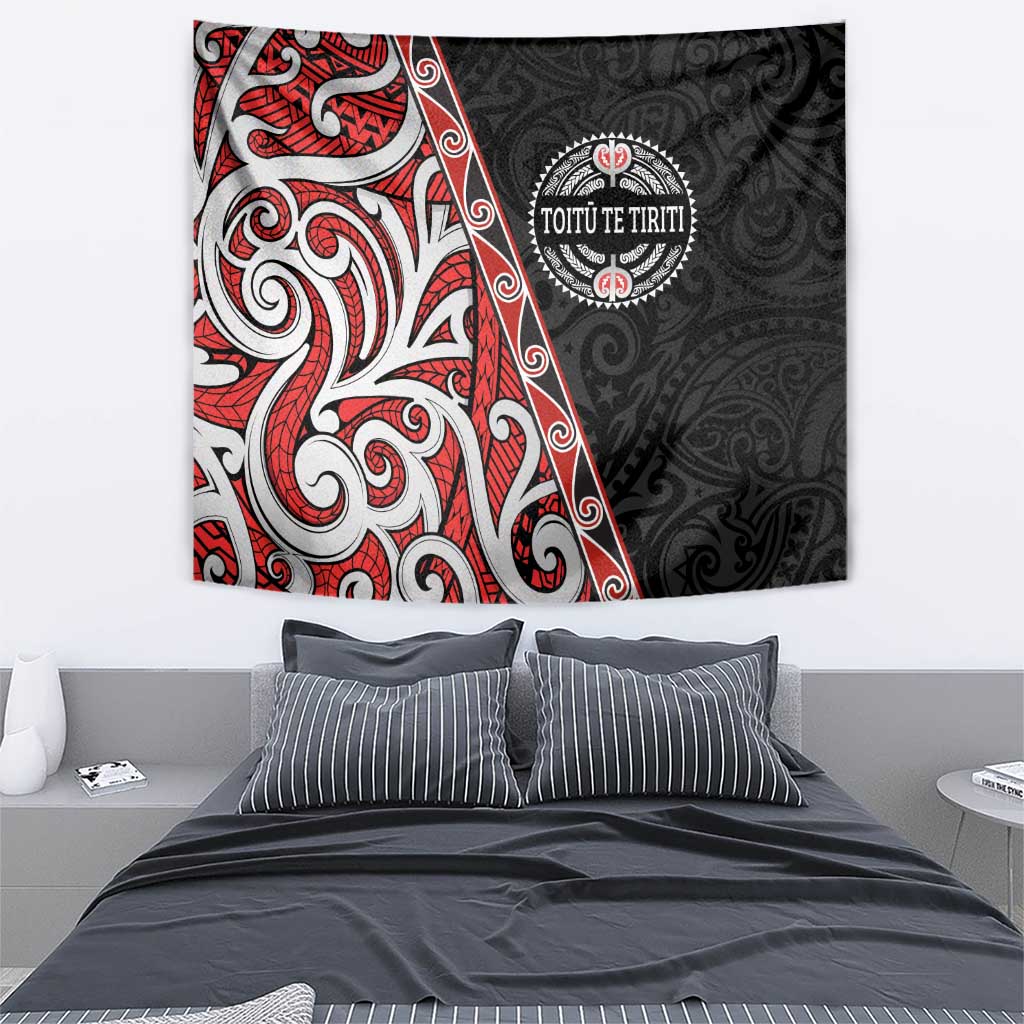 Aotearoa Toitu Te Tiriti Tapestry Honour The Treaty New Zealand LT01 - Polynesian Pride