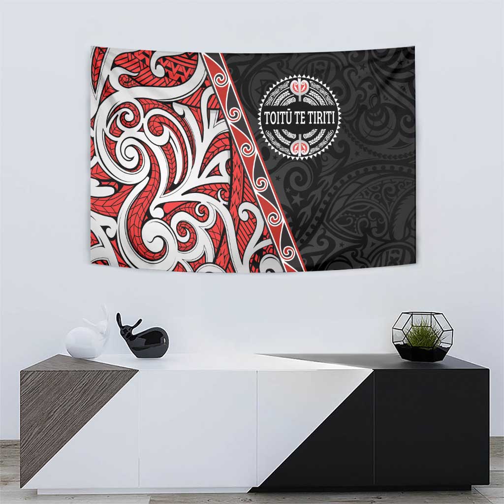 Aotearoa Toitu Te Tiriti Tapestry Honour The Treaty New Zealand LT01 - Polynesian Pride