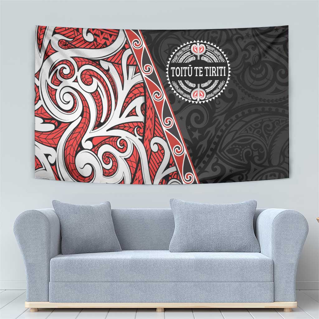 Aotearoa Toitu Te Tiriti Tapestry Honour The Treaty New Zealand LT01 - Polynesian Pride