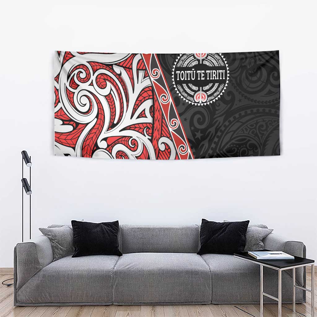 Aotearoa Toitu Te Tiriti Tapestry Honour The Treaty New Zealand LT01 - Polynesian Pride