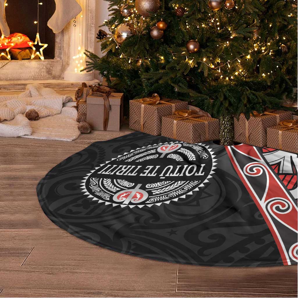 Aotearoa Toitu Te Tiriti Tree Skirt Honour The Treaty New Zealand LT01 - Polynesian Pride