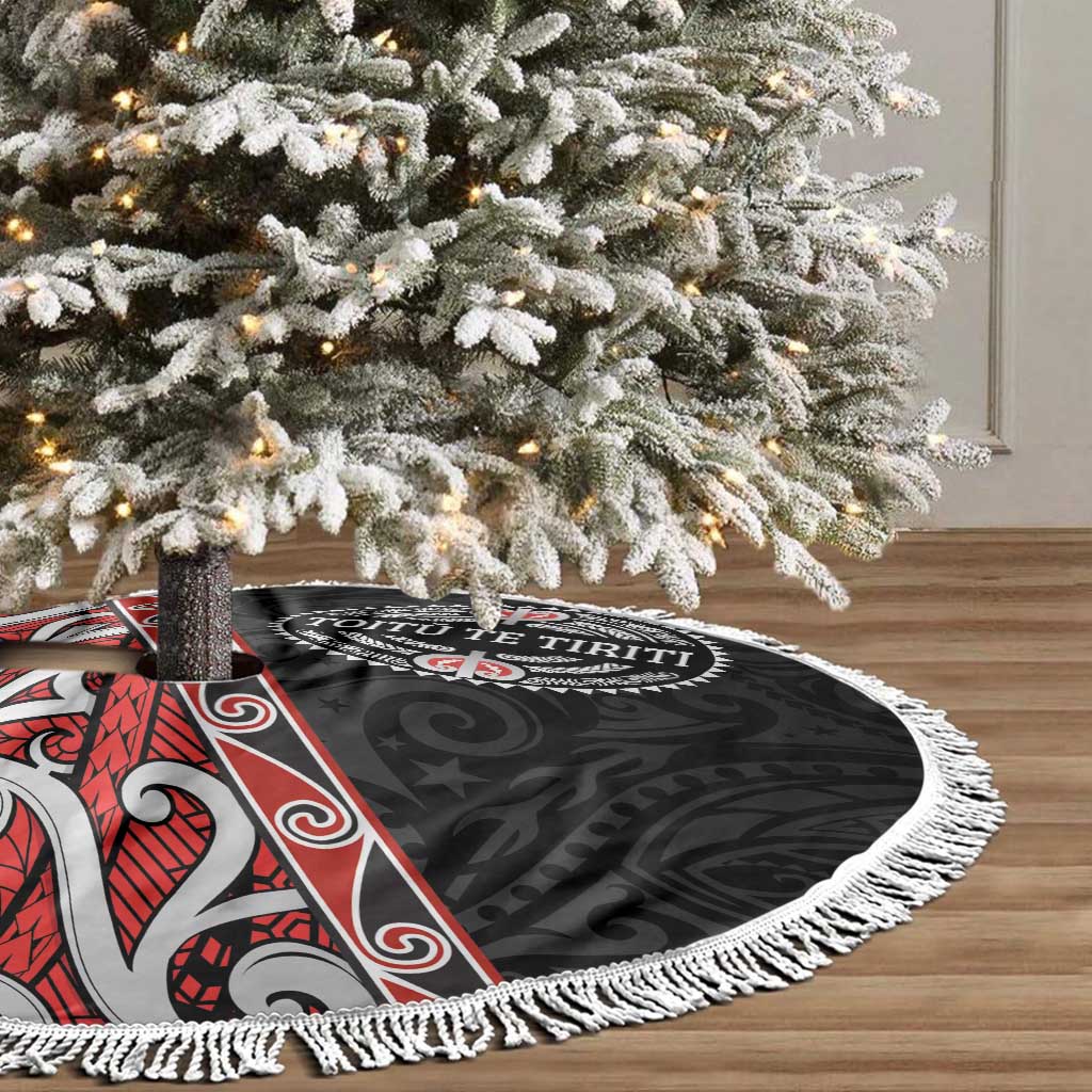 Aotearoa Toitu Te Tiriti Tree Skirt Honour The Treaty New Zealand LT01 - Polynesian Pride