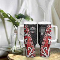Aotearoa Toitu Te Tiriti Tumbler With Handle Honour The Treaty New Zealand LT01 - Polynesian Pride