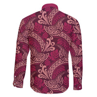 Sweet Pink Monstera Family Matching Mermaid Dress and Hawaiian Shirt Polynesian Tribal Pattern LT01 - Polynesian Pride