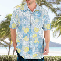 Anthurium Plumeria Lei Pastel Hawaiian Shirt Blue Hawaiian Splendid Palaka