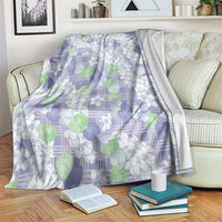 Anthurium Plumeria Lei Pastel Blanket Purple Hawaiian Splendid Palaka