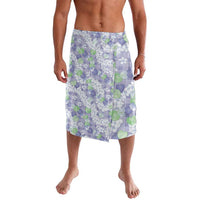 Anthurium Plumeria Lei Pastel Lavalava Purple Hawaiian Splendid Palaka LT01 Purple - Polynesian Pride