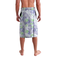Anthurium Plumeria Lei Pastel Lavalava Purple Hawaiian Splendid Palaka LT01 - Polynesian Pride