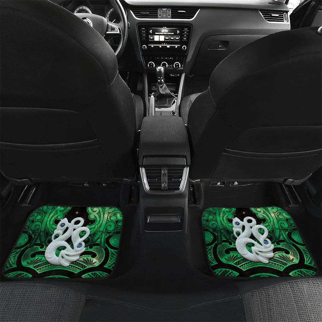 Personalised Maori Matariki Manaia Kakariki Car Mats Maori Kowhaiwhai Pattern Galaxy