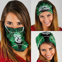 Maori Matariki Manaia Kakariki Neck Gaiter Maori Kowhaiwhai Pattern Galaxy