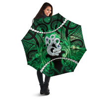 Maori Matariki Manaia Kakariki Umbrella Maori Kowhaiwhai Pattern Galaxy