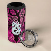 Personalised Maori Matariki Manaia Mawhero 4 in 1 Can Cooler Tumbler Maori Kowhaiwhai Pattern Galaxy LT01 - Polynesian Pride