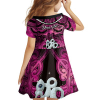 Personalised Maori Matariki Manaia Mawhero Family Matching Summer Maxi Dress and Hawaiian Shirt Maori Kowhaiwhai Pattern Galaxy LT01 - Polynesian Pride